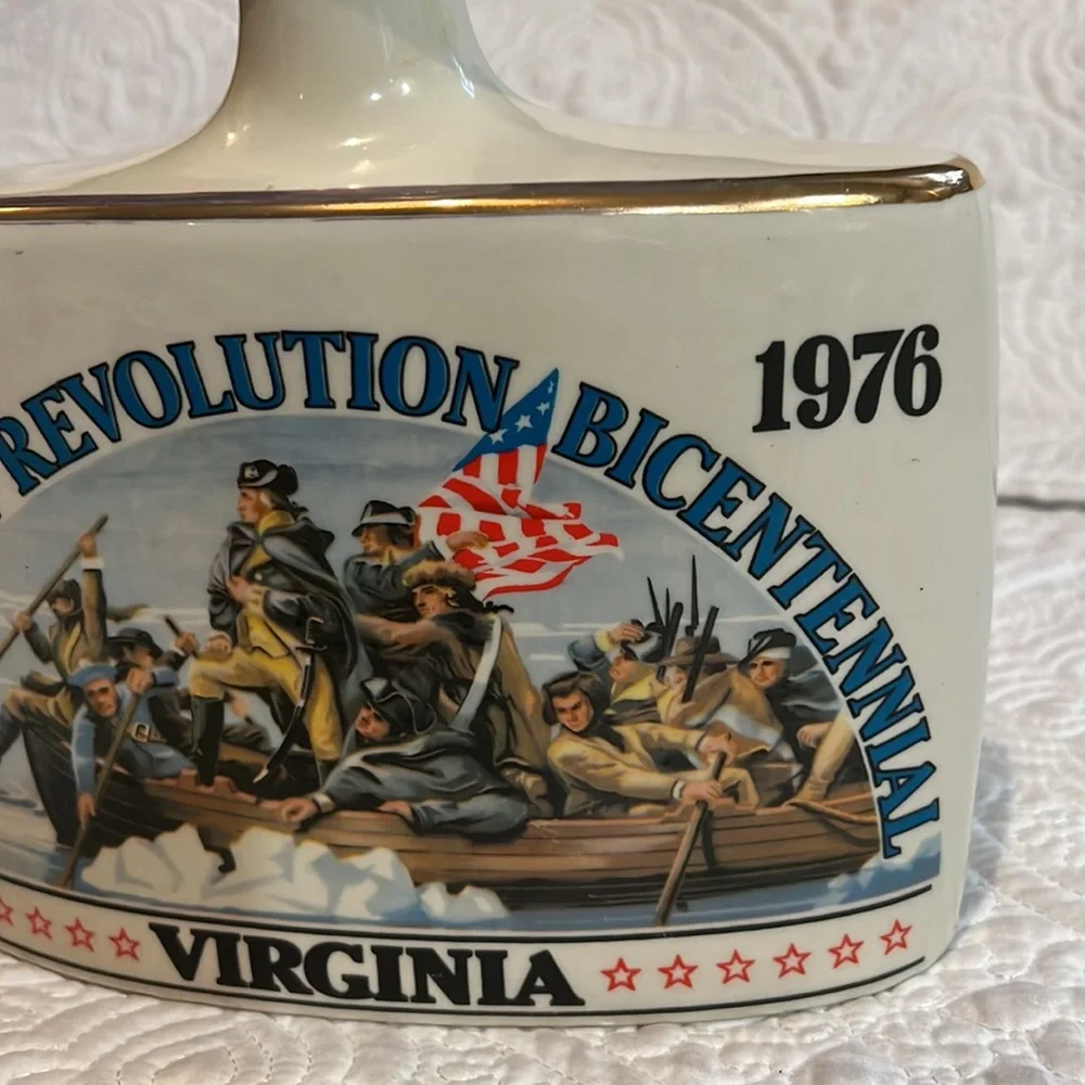 Decanter Bottle Virginia‎ Early Times American Revolution Bicentennial 1776-1976